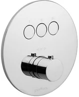 Baterie podtynkowe - Paffoni Light Bateria prysznicowa termostatyczna podtynkowa chrom CPT019CR - miniaturka - grafika 1