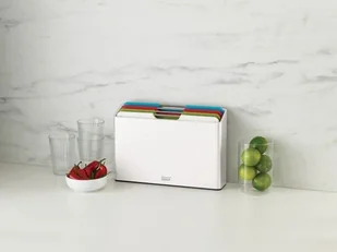 Joseph Joseph Folio M 4 Szt Wielokolorowe Deski Do Krojenia Plastikowe Ze Stojakiem - Deski do krojenia - miniaturka - grafika 7