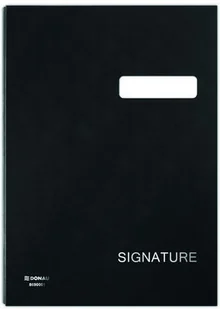 DONAU TECZKA DO PODPISU , KARTON/PP, A4, 450GSM, CZARNA [OFERTA-STARE WB] - Teczki i skoroszyty - miniaturka - grafika 4