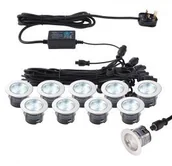 Lampy ogrodowe - Endon Endon IkonPRO CCT 76617 downlight wpuszczany 10x0,75W/LED IP67 410lm 76617 - miniaturka - grafika 1