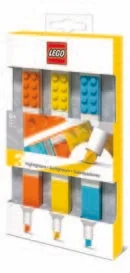 LEGO Zestaw 3 kolorowych zakreślaczy - Przybory szkolne - miniaturka - grafika 3