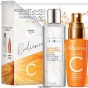 Zestawy kosmetyków damskich - Avon Anew Zestaw z witaminą C serum tonik peeling - miniaturka - grafika 1