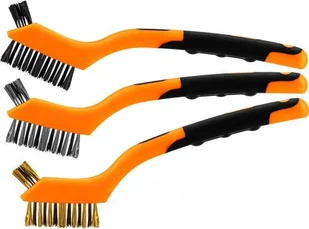Neo 39-100 Zestaw Szczotek 3x7 Stal Nylon Mosiądz - Materiały ścierne - miniaturka - grafika 2