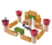 Klocki - Plan Toys Zamek rycerski PLTO-5651 8854740056511 - miniaturka - grafika 1