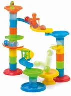 Zabawki interaktywne dla dzieci - Miniland - zabawki edukacyjne Zjeżdżalnia, tor piłeczkowy - miniaturka - grafika 1