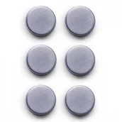 Pudła i pojemniki do przechowywania - Zeller ZELLER CUBE ZESTAW 6 OKRĄGŁYCH MAGNESÓW DO TABLIC 2,7 CM STAL NIERDZEWNA 11203 - miniaturka - grafika 1