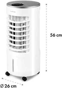 Klarstein Skypillar, chłodnica powietrza 3 w 1, wentylator, nawilżacz powietrza, zbiornik 5 l, pilot zdalnego sterowania, panel dotykowy HTR2-SkypillarB - Klimatory - miniaturka - grafika 10