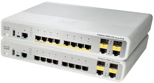 Cisco Catalyst 3560C Switch 8 GE, 2 x Dual Uplink, IP Base (WS-C3560CG-8TC-S) - Switche - miniaturka - grafika 2
