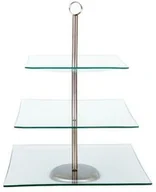 Tace i patery - Odelo ODELO PATERA NA CIASTO SZKLANA 3 POZIOMOWA 21 CM 25 CM 30CM OD1202 OD1202 - miniaturka - grafika 1