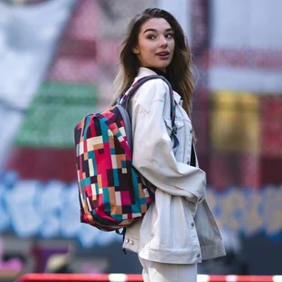 XD Design Plecak na lapotp Bobby Soft Geometric - Torby na laptopy - miniaturka - grafika 25