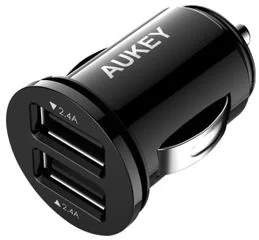 AUKEY AUKEY CC-S1 ultraszybka ładowarka samochodowa 2xUSB AiPower 4.8A 24W CC-S1 - Akcesoria do nawigacji - miniaturka - grafika 5