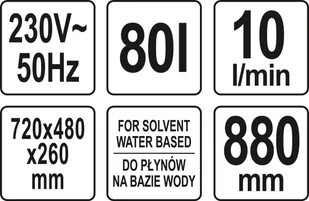 YATO MYJKA WARSZTATOWA 80L YT-55808 - Pozostałe wyposażenie warsztatu - miniaturka - grafika 15