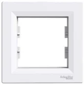 Klawisze i ramki - Schneider Asfora ramka pojedyncza biała EPH5800121 - miniaturka - grafika 1
