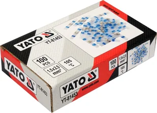 YATO PRZEZROCZYSTA WODOODPORNA KOSZULKA TERMOKURCZLIWA Z CYNĄ NA PRZEWÓD 1,5-2,5MM2 W OPAKOWANIU 100 SZTUK - Akcesoria do lutowania - miniaturka - grafika 4