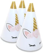 Urodziny dziecka - Congee.pl Czapeczki papierowe Piękny Jednorożec - 6 szt. CZA-JED1 - miniaturka - grafika 1