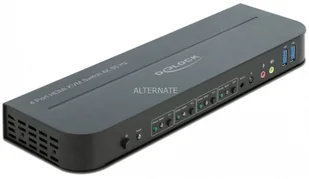 Delock 11483 przełącznik KVM Czarny - Przełączniki KVM Delock 11483 przełącznik KVM Czarny - Przełączniki KVM - miniaturka - grafika 1