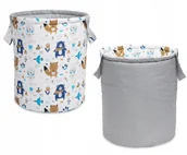 Pojemniki na zabawki - Kosz Na Zabawki Ubrania Pranie dwustronny Sensillo - miniaturka - grafika 1