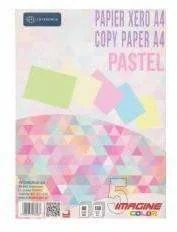 INTERDRUK  Papier ksero A4, 100 stron, 5 kolorów Pastel x 20 kartek - Artykuły biurowe - miniaturka - grafika 3