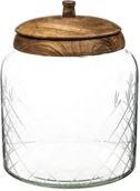 Pojemniki kuchenne - Atmosphera Créateur d'intérieur Atmosphera Créateur dintérieur Pojemnik na żywność szklany słoik dekoracyjny z wieczkiem do przechowywania B07KCZXWN4 - miniaturka - grafika 1