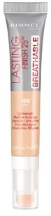 Rimmel LASTING FINISH 25HR - BREATHABLE - Ultralekki, kryjący korektor - 100 - FAIR RIML2UKO-YKO-01 - Korektory do twarzy - miniaturka - grafika 2