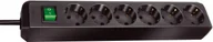 Listwy zasilające - Brennenstuhl Eco-Line listwa zasilająca z wyłącznikiem 6x gniazd 1,5m kabel czarna 1 15950 0 015 - miniaturka - grafika 1