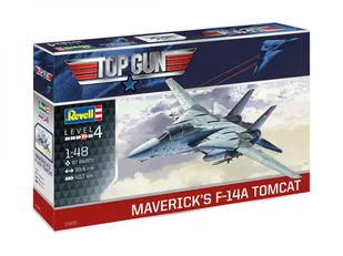Revell Model do sklejania F-14A Tomcat Top Gun GXP-742795 - Samochody i pojazdy dla dzieci - miniaturka - grafika 2