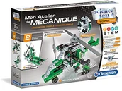 Zabawki konstrukcyjne - CLEMENTONI 52217 mój Atelier de mechaniczne Helikoptery & błotny Boot - miniaturka - grafika 1