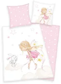 Pościel dla dzieci - Dziecięca pościel bawełniana Rusałka i króliczek, 140 x 200 cm, 70 x 90 cm - miniaturka - grafika 1