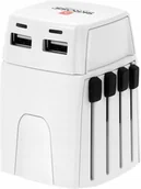 Adaptery i przejściówki - Skross Uniwersalny adapter podróżny Usb Eu Usa Uk - miniaturka - grafika 1