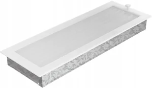 KNAP Kratka kominkowa BIAŁA 17x49 Z ŻALUZJĄ wys. 170 x szer. 490 x gł. 45 mm KNAP - Akcesoria kominkowe - miniaturka - grafika 4