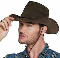 Stroje karnawałowe - Boland 4351 - kapelusz Utah, sztuczna skóra - miniaturka - grafika 1