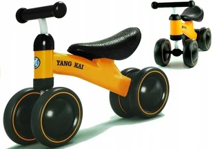 Rower Biegowy Yang Kai Zółty Dla Dzieci Biegówka - Rowerki biegowe - miniaturka - grafika 13