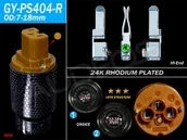 Złącza, przejściówki, adaptery - Yarbo PS-404-R - wtyk sieciowy IEC C15 miedź, rodowany ps404r - miniaturka - grafika 1