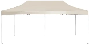 vidaXL Profesjonalny, składany namiot imprezowy, 6 x 3 m, kremowy 45501 - Pawilony ogrodowe - miniaturka - grafika 5