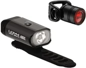 Lampki rowerowe - LEZYNE Mini Drive 400 Femto Drive Pair Black/Hi Gloss - miniaturka - grafika 1