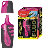 Zakreślacze - Maped Zakreślacz, Fluo Pep's Pocket, różowy - miniaturka - grafika 1