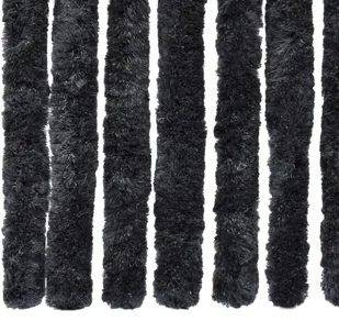 VidaXL Zasłona przeciwko owadom, antracytowa, 90x220 cm, szenil 284289 VidaXL - Moskitiery - miniaturka - grafika 12