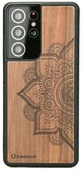 Etui i futerały do telefonów - Bewood Drewniane etui Samsung Galaxy S21 Ultra MANDALA JABŁOŃ - miniaturka - grafika 1