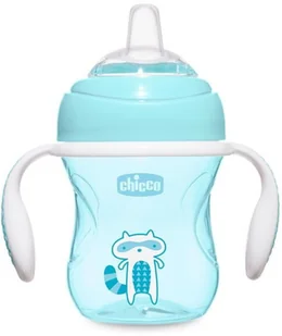 Chicco Pierwszy kubek treningowy z miękkim ustnikiem 200ml, 4 m+ : Kolor - Niebieski - Kubki dla dzieci - miniaturka - grafika 6