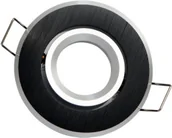 Oprawy, klosze i abażury - LED line Oprawa okrągła ruchoma, aluminium, MR11 - czarna szczotkowana 244872 - miniaturka - grafika 1