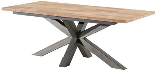 Dekoria Stół Vince 200x100x79 black&natural 200x100x50cm (006-570) - Stoły - miniaturka - grafika 2