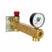 Akcesoria grzewcze - Grupa bezpieczeństwa do c.w.u. 6 barów mosiądz - miniaturka - grafika 1