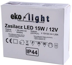 Eko-Light ZASILACZ LED 60W IP67 EKZAS003 - Zasilacze i transformatory - miniaturka - grafika 5