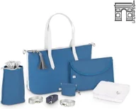 Inne akcesoria do pielęgnacji dzieci - Babymoov torba do przewijania Champ Elysees niebieska - miniaturka - grafika 1