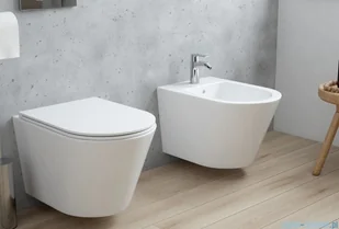 Oltens Jog bidet wiszący biały 46001000 - Deski sedesowe - miniaturka - grafika 3