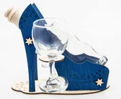 Karafki - Anapol KARAFKA NIEBIESKA SZPILKA PREZENT NA URODZINY ŚLUB ROCZNICE KARAFKA NIEBIESKA SZPILKA PREZENT NA URODZINY ŚLUB ROCZNICE - miniaturka - grafika 1