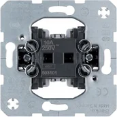 Wyłączniki światła i elektryczne - Berker Łącznik 1-klawiszowy przyciskowy 503101 - miniaturka - grafika 1