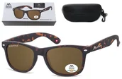 Okulary przeciwsłoneczne - Montana Duże Klasyczne Okulary Polaryzacyjne Nerdy BOXMP1B-XL + pudełko BOXMP1B-XL - miniaturka - grafika 1