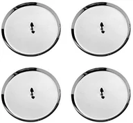 Świeczniki - Glorex GmbH glorex GmbH 6 7021 401 świecznik o średnicy 10 cm, 4 sztuki, srebrny (6 7021 401) - miniaturka - grafika 1