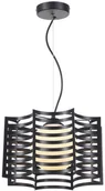 Lampy sufitowe - Lampa wisząca Laria 1 x 40 W E27 czarna 328801-02 - miniaturka - grafika 1